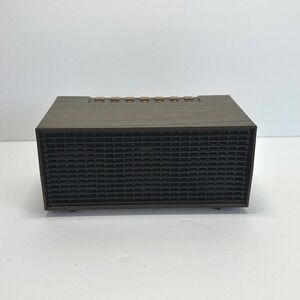 General Electric Zonar Burglar‎ Alarm Brown Retro Woodgrain
